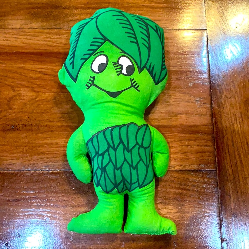 Jolly Green Giant old stiffed toy for collectors